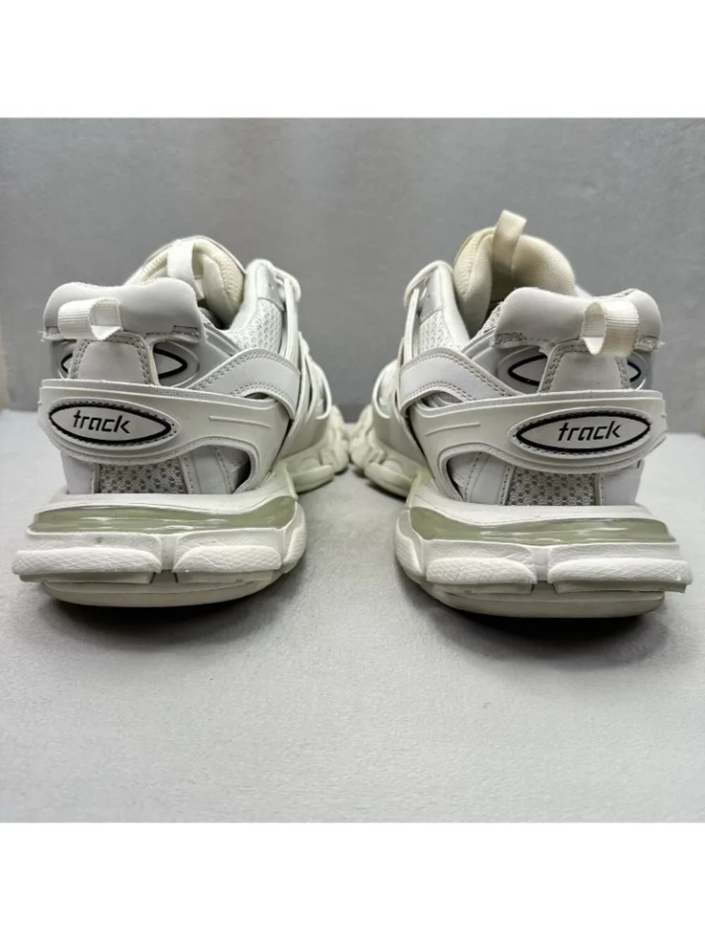 Balenciaga Track Mens Size 11 (EU 44) Shoes White Athletic Lace-Up Sneakers - Picture 4 of 9